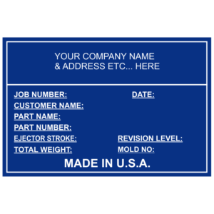 Anodized Aluminum Plaque 4 x 6 Style 100 Design Your own | LaserPointUSA